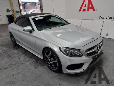 Image of 2018 MERCEDES C-CLASS C 220 D AMG LINE 2143cc TURBO DIESEL AUTOMATIC 2 DOOR CONVERTIBLE