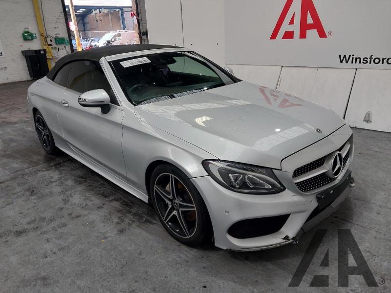 2018 MERCEDES C-CLASS C 220 D AMG LINE 2143cc TURBO DIESEL AUTOMATIC 2 DOOR CONVERTIBLE