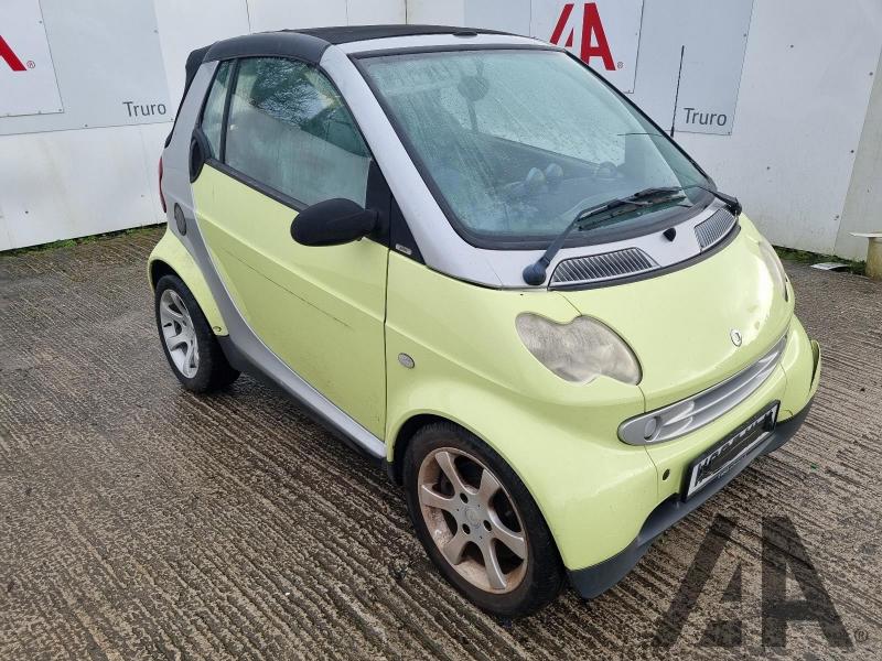 2005 SMART FORTWO PULSE SOFTOUCH 698cc TURBO PETROL AUTOMATIC 6 Speed 2 DOOR CONVERTIBLE