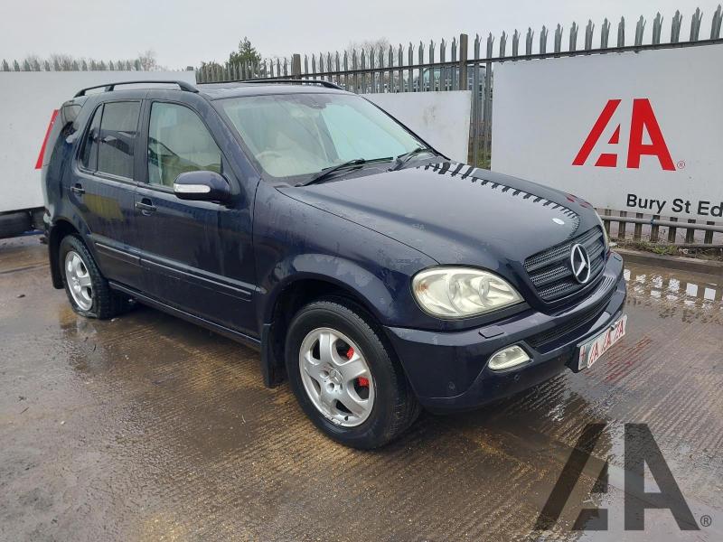 2002 MERCEDES M-CLASS ML270 CDI 2685cc TURBO DIESEL AUTOMATIC 5 Speed 5 DOOR ESTATE
