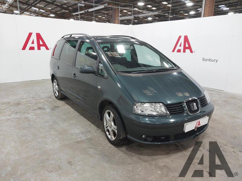2006 SEAT ALHAMBRA STYLANCE TDI 1968cc TURBO DIESEL MANUAL 6 Speed 5 DOOR MPV