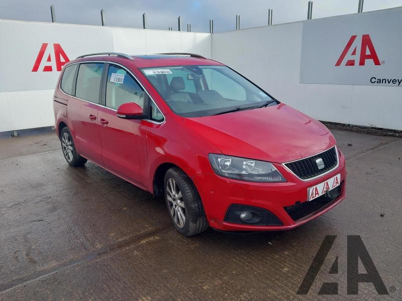 2012 SEAT ALHAMBRA CR TDI SE LUX DSG 1968cc TURBO DIESEL SEMI AUTO 6 Speed 5 DOOR MPV