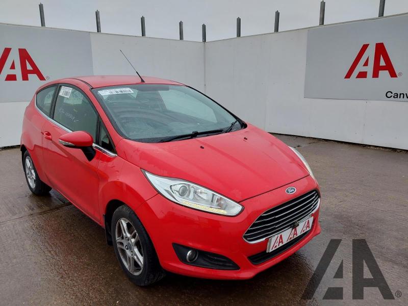 2012 FORD FIESTA ZETEC 1242cc PETROL MANUAL 5 Speed 3 DOOR HATCHBACK