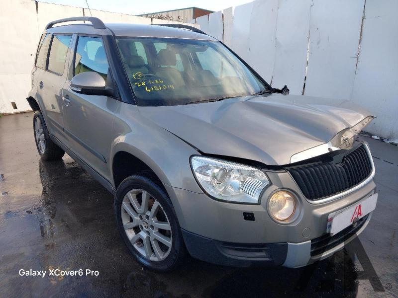 2010 SKODA YETI ELEGANCE TDI CR 1968cc TURBO DIESEL MANUAL 5 DOOR HATCHBACK