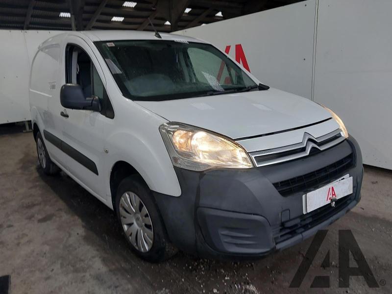 2016 CITROEN BERLINGO 625 ENTERPRISE L1 HDI 1560cc TURBO DIESEL MANUAL 5 Speed PANEL VAN