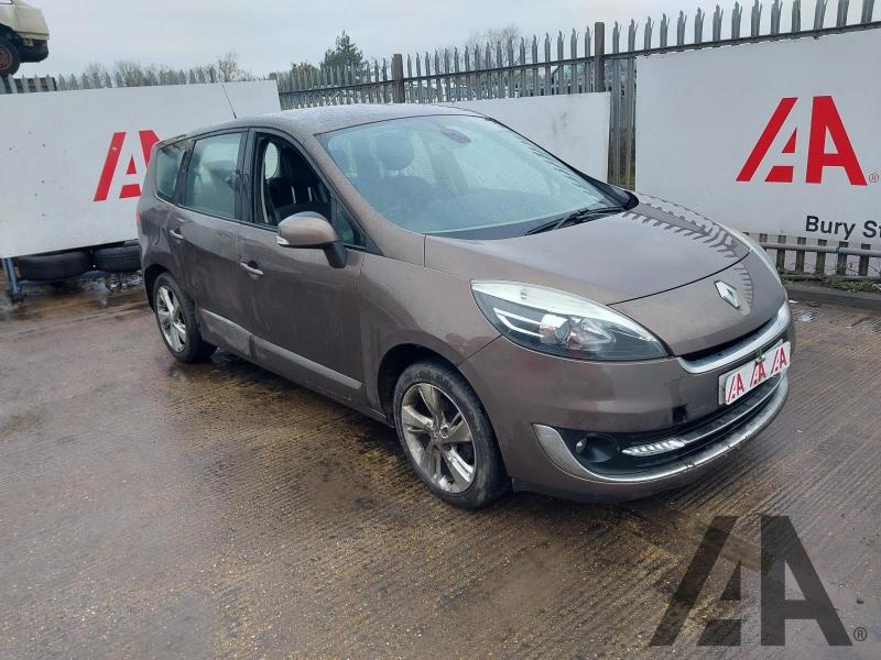 2012 RENAULT GRAND SCENIC DYNAMIQUE TOMTOM DCI 1461cc TURBO DIESEL MANUAL 6 Speed 5 DOOR MPV