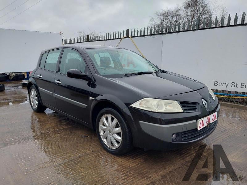2007 RENAULT MEGANE DYNAMIQUE VVT 1598cc PETROL MANUAL 5 Speed 5 DOOR HATCHBACK