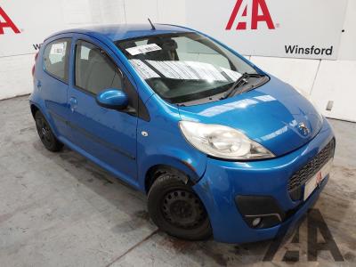 Image of 2012 PEUGEOT 107 ACTIVE 998cc PETROL MANUAL 5 Speed 5 DOOR HATCHBACK