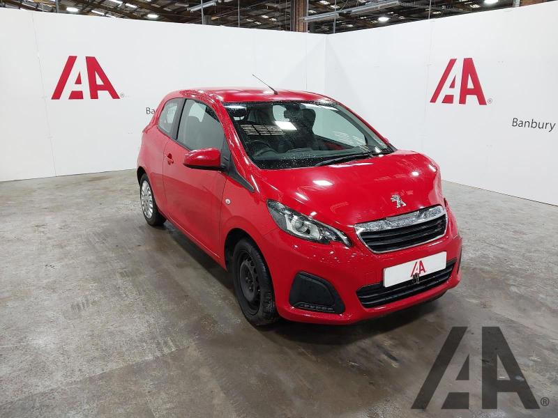 2017 PEUGEOT 108 ACTIVE 998cc PETROL MANUAL 5 Speed 3 DOOR HATCHBACK