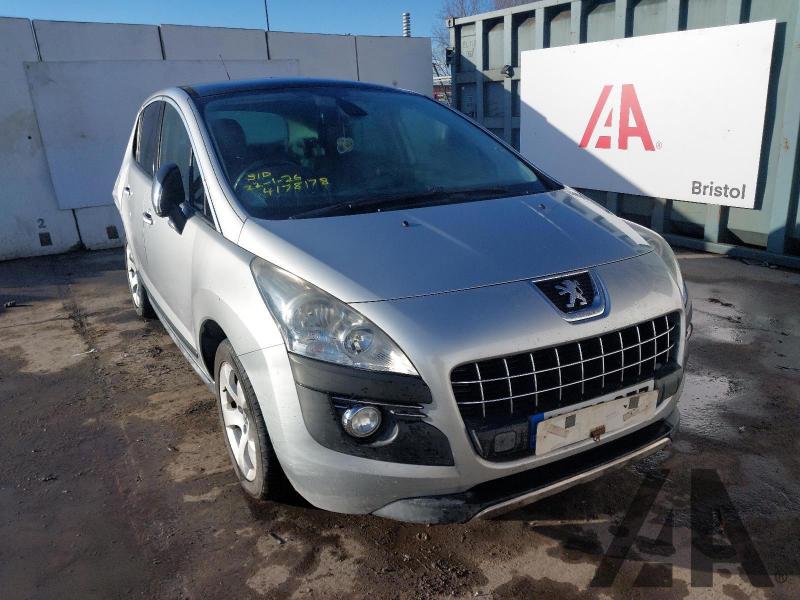 2009 PEUGEOT 3008 HDI EXCLUSIVE 1997cc TURBO DIESEL MANUAL 6 Speed 5 DOOR HATCHBACK