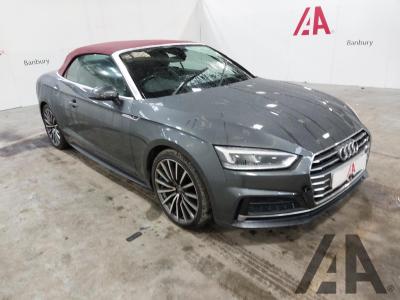 Image of 2017 AUDI A5 TFSI S LINE 1984cc TURBO PETROL SEMI AUTO 2 DOOR CONVERTIBLE