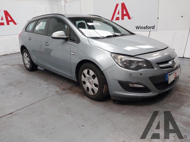 2013 VAUXHALL ASTRA ES CDTI ECOFLEX S/S 1248cc TURBO DIESEL MANUAL 5 Speed 5 DOOR ESTATE