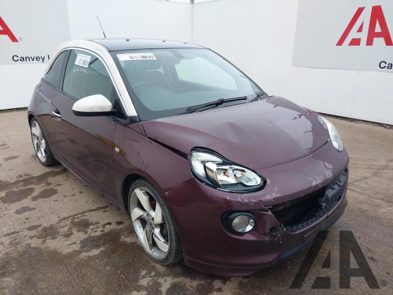 2016 VAUXHALL ADAM UNLIMITED S/S ECOFLEX 1398cc PETROL MANUAL 5 Speed 3 DOOR HATCHBACK