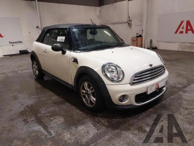 Image of 2012 MINI CONVERTIBLE ONE 1598cc PETROL MANUAL 6 Speed 2 DOOR CONVERTIBLE
