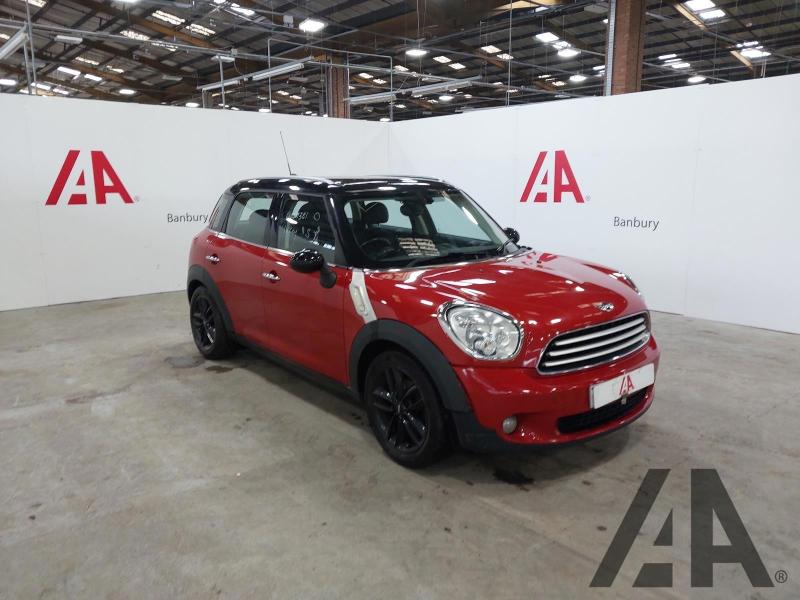 2013 MINI COUNTRYMAN COOPER D 1598cc TURBO DIESEL MANUAL 6 Speed 5 DOOR HATCHBACK