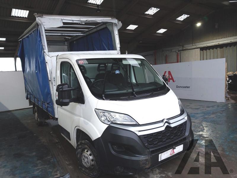 2021 CITROEN RELAY 35 L4 CURTAINSIDE BLUEHDI S/S 2179cc TURBO DIESEL MANUAL CHASSIS CAB