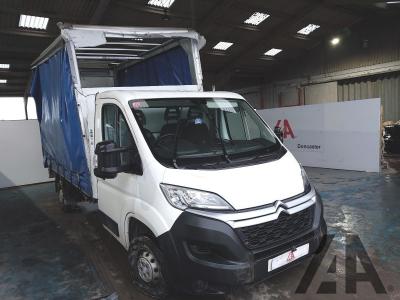 Image of 2021 CITROEN RELAY 35 L4 CURTAINSIDE BLUEHDI S/S 2179cc TURBO DIESEL MANUAL CHASSIS CAB