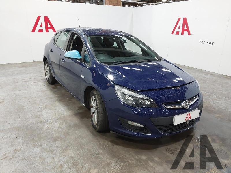 2014 VAUXHALL ASTRA DESIGN 1598cc PETROL AUTOMATIC 6 Speed 5 DOOR HATCHBACK