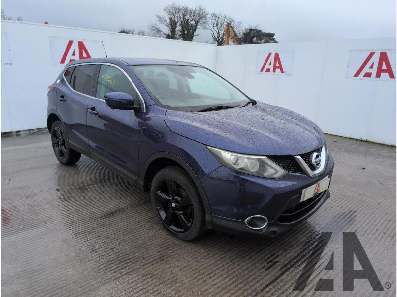 2015 NISSAN QASHQAI DCI N-TEC 1598cc TURBO DIESEL MANUAL 6 Speed 5 DOOR HATCHBACK