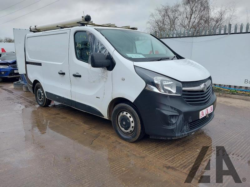 2016 VAUXHALL VIVARO 2900 L1H1 CDTI P/V ECOFLEX S/S 1598cc TURBO DIESEL MANUAL 6 Speed PANEL VAN