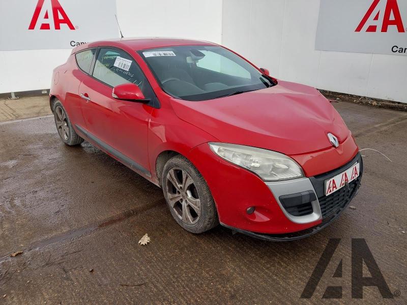 2009 RENAULT MEGANE DYNAMIQUE DCI 1461cc TURBO DIESEL MANUAL 6 Speed 3 DOOR COUPE