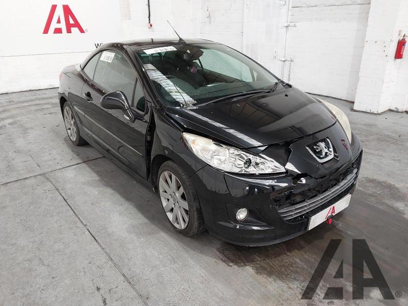 2011 PEUGEOT 207 CC GT 1598cc PETROL MANUAL 5 Speed 2 DOOR CONVERTIBLE