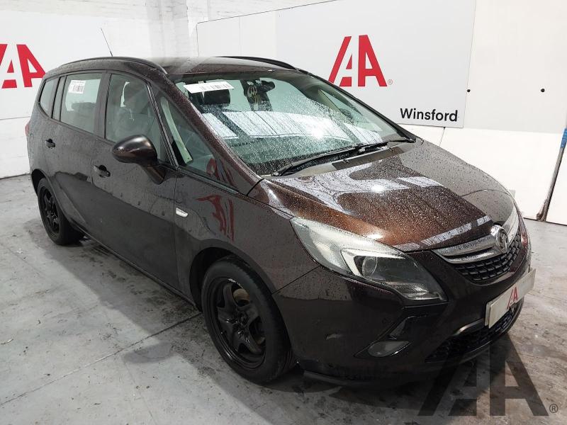 2014 VAUXHALL ZAFIRA TOURER EXCLUSIV 1364cc TURBO PETROL MANUAL 6 Speed 5 DOOR MPV
