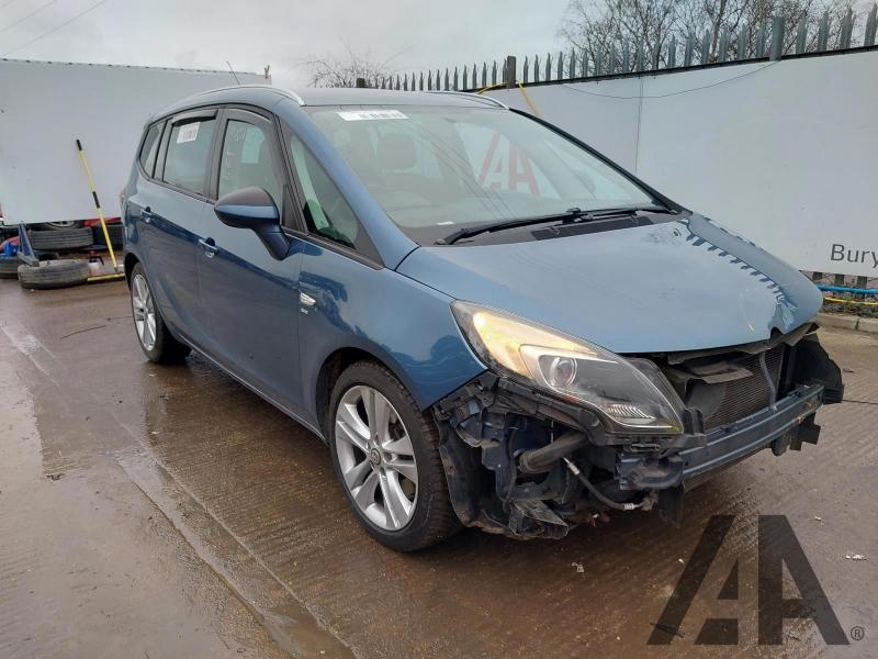 2014 VAUXHALL ZAFIRA TOURER SRI CDTI 1956cc TURBO DIESEL AUTOMATIC 6 Speed 5 DOOR MPV