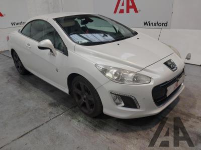 Image of 2013 PEUGEOT 308 HDI CC ROLAND GARROS 1997cc TURBO DIESEL MANUAL 6 Speed 2 DOOR CONVERTIBLE