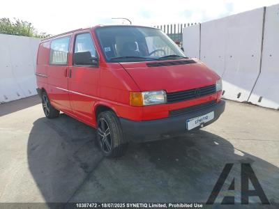 Image of 1993 VOLKSWAGEN TRANSPORTER 1900cc DIESEL MANUAL MOTORHOME