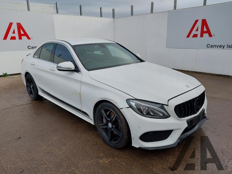 2017 MERCEDES C-CLASS C200 D AMG LINE 1598cc TURBO DIESEL AUTOMATIC 4 DOOR SALOON