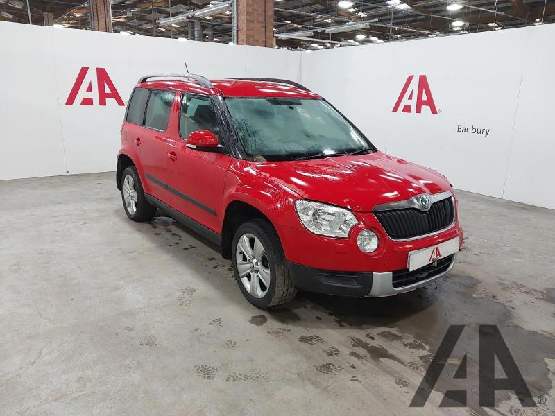 2011 SKODA YETI SE TDI CR 4X4 1968cc TURBO DIESEL MANUAL 5 DOOR HATCHBACK