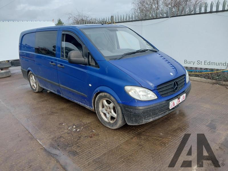2009 MERCEDES VITO 111 CDI LONG SWB 2148cc TURBO DIESEL MANUAL PANEL VAN