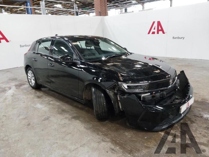 2022 VAUXHALL ASTRA DESIGN 1199cc TURBO PETROL MANUAL 5 DOOR HATCHBACK