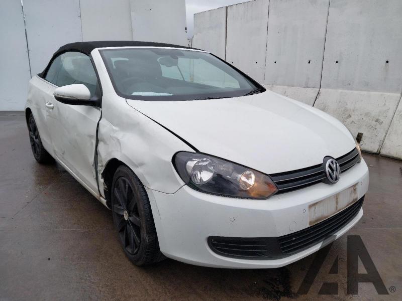 2012 VOLKSWAGEN GOLF S TSI DSG 1390cc TURBO PETROL SEMI AUTO 7 Speed 2 DOOR CONVERTIBLE