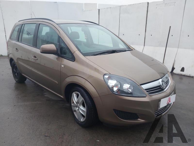 2014 VAUXHALL ZAFIRA EXCLUSIV CDTI ECOFLEX 1686cc TURBO DIESEL MANUAL 5 DOOR MPV