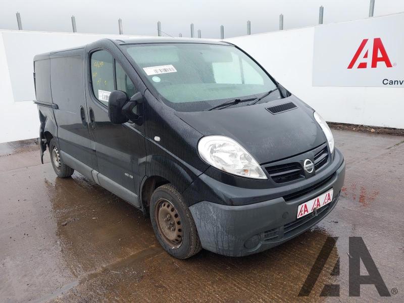 2010 NISSAN PRIMASTAR SE SWB DCI SHR 1995cc TURBO DIESEL MANUAL 6 Speed PANEL VAN