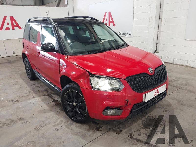 2016 SKODA YETI MONTE CARLO TDI 1968cc TURBO DIESEL MANUAL 5 DOOR HATCHBACK
