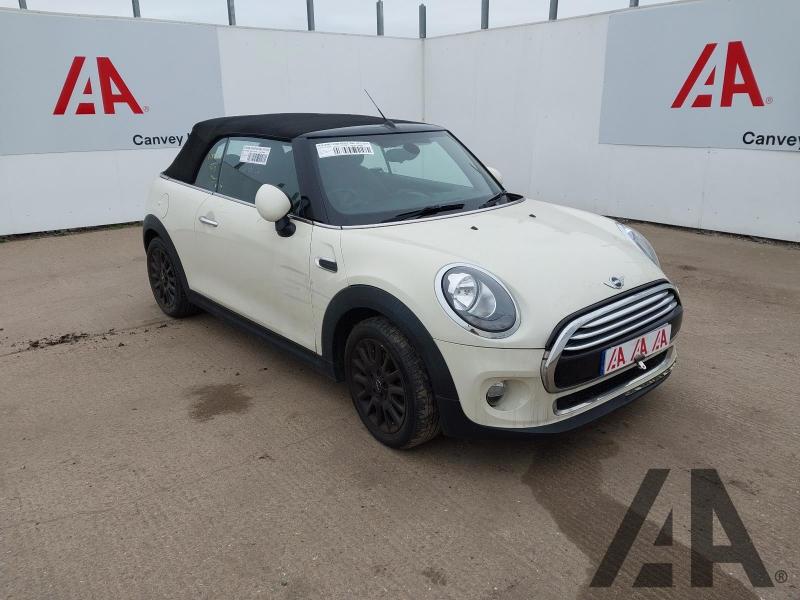 2018 MINI CONVERTIBLE COOPER 1499cc TURBO PETROL MANUAL 6 Speed 2 DOOR CONVERTIBLE