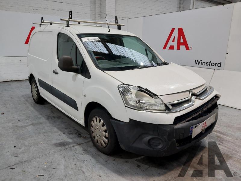 2012 CITROEN BERLINGO 850 LX L1 HDI 1560cc TURBO DIESEL MANUAL 5 Speed PANEL VAN
