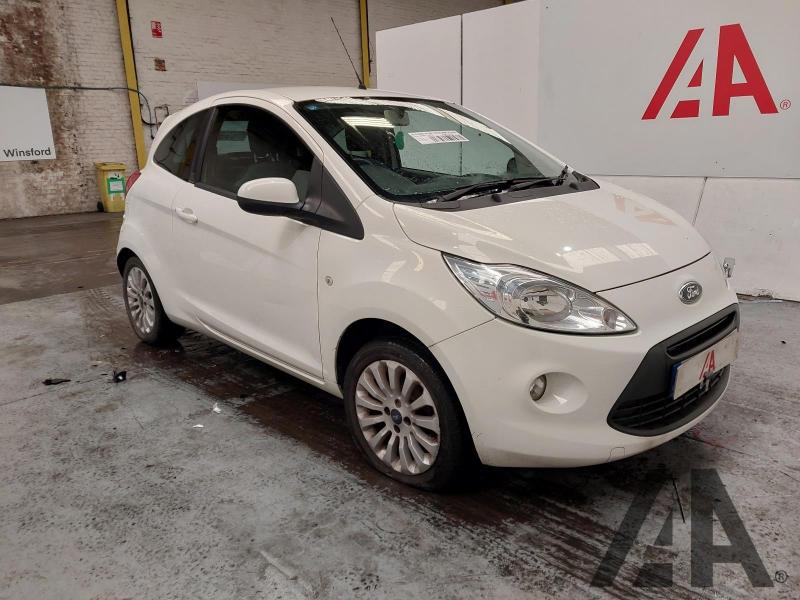 2013 FORD KA ZETEC 1242cc PETROL MANUAL 5 Speed 3 DOOR HATCHBACK