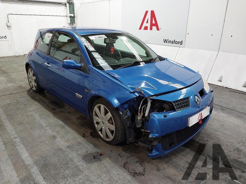 2005 RENAULT MEGANE RENAULTSPORT 225 1998cc TURBO PETROL MANUAL 6 Speed 3 DOOR HATCHBACK
