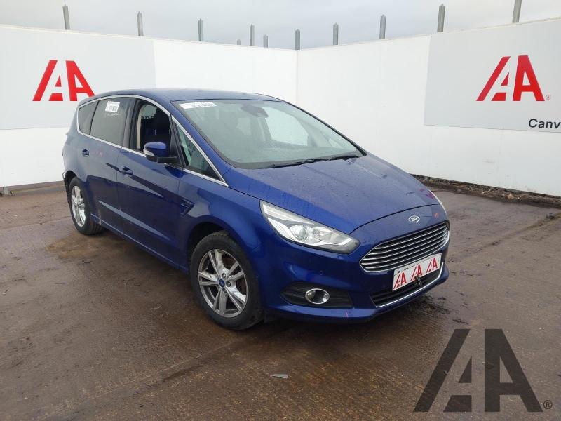 2017 FORD S-MAX TITANIUM TDCI 1997cc TURBO DIESEL MANUAL 6 Speed 5 DOOR MPV