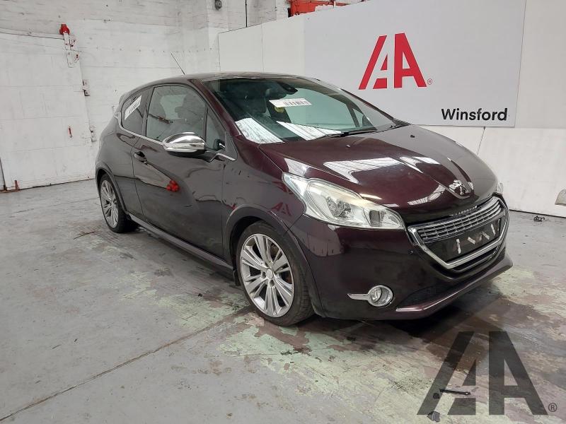 2014 PEUGEOT 208 THP XY 1598cc TURBO PETROL MANUAL 3 DOOR HATCHBACK