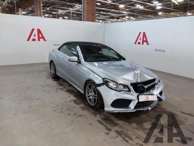 Image of 2013 MERCEDES E-CLASS E350 BLUETEC AMG SPORT 2987cc TURBO DIESEL AUTOMATIC 2 DOOR CONVERTIBLE