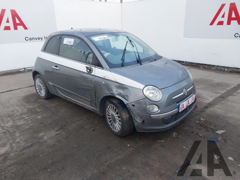 2009 FIAT 500 LOUNGE 1242cc PETROL MANUAL 3 DOOR HATCHBACK