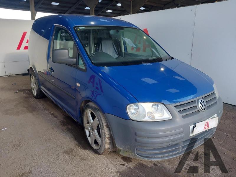 2009 VOLKSWAGEN CADDY C20 TDI SWB 1896cc TURBO DIESEL MANUAL 2 DOOR PANEL VAN