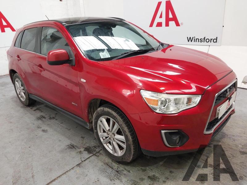 2014 MITSUBISHI ASX DI-D 4 1798cc TURBO DIESEL MANUAL 6 Speed 5 DOOR HATCHBACK