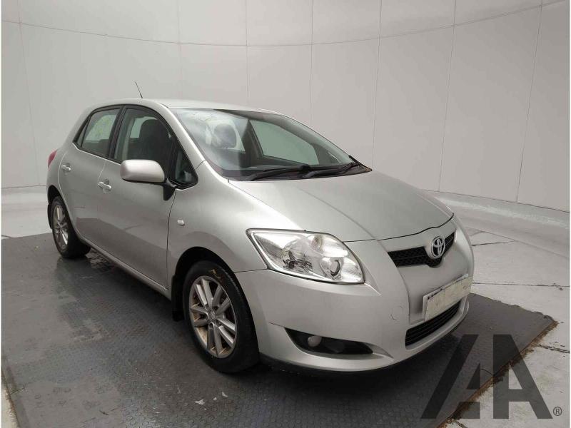 2009 TOYOTA AURIS TR VALVEMATIC 1598cc PETROL MANUAL 6 Speed 5 DOOR HATCHBACK