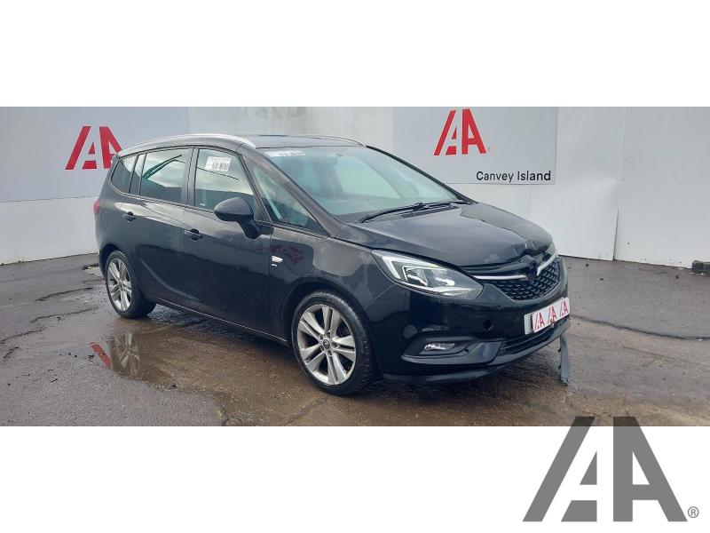 2017 VAUXHALL ZAFIRA TOURER SRI NAV 1364cc TURBO PETROL MANUAL 5 DOOR MPV